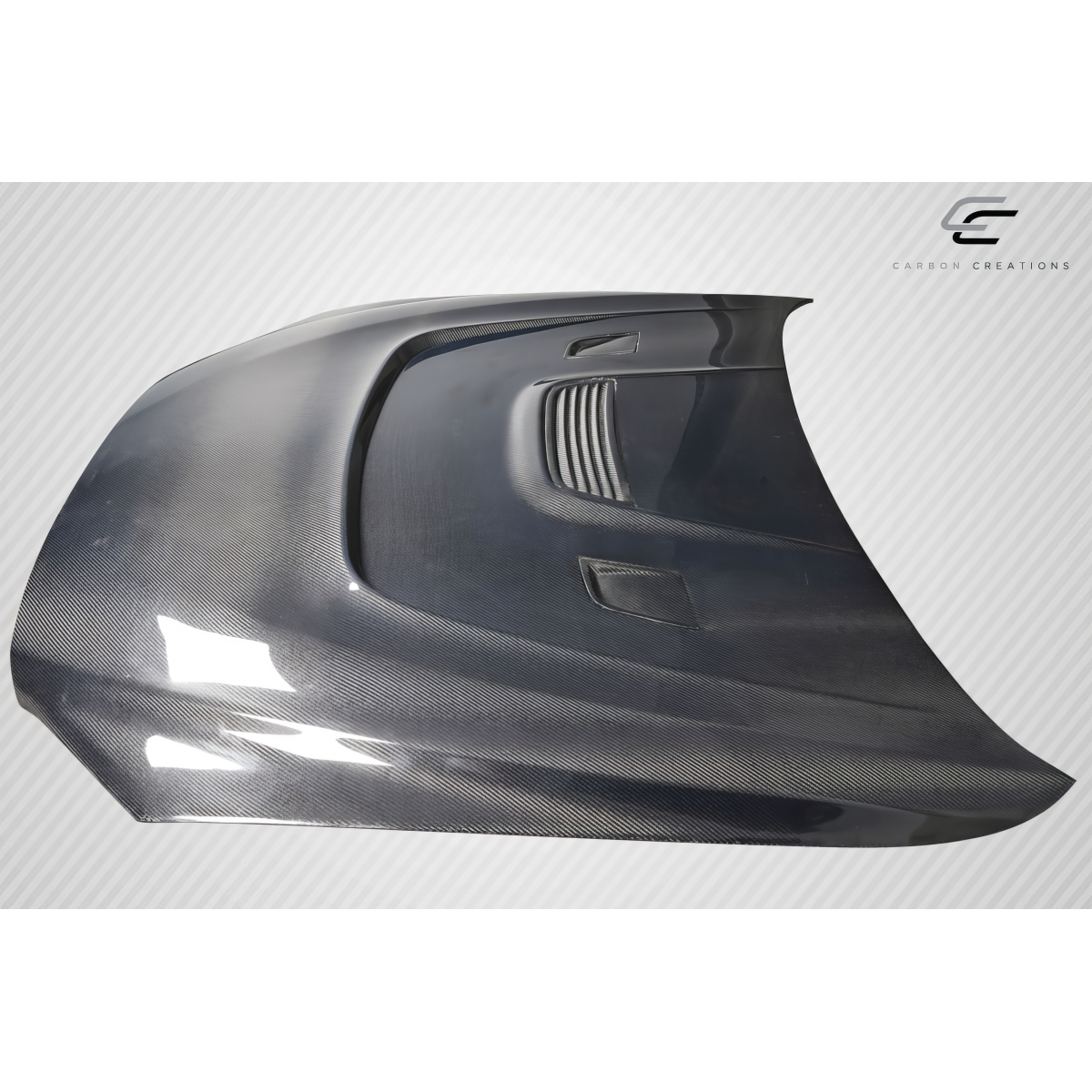 Modify your BMW 6-Series 2011 with our Exterior/Hoods - Angled view showing top surface of the hood