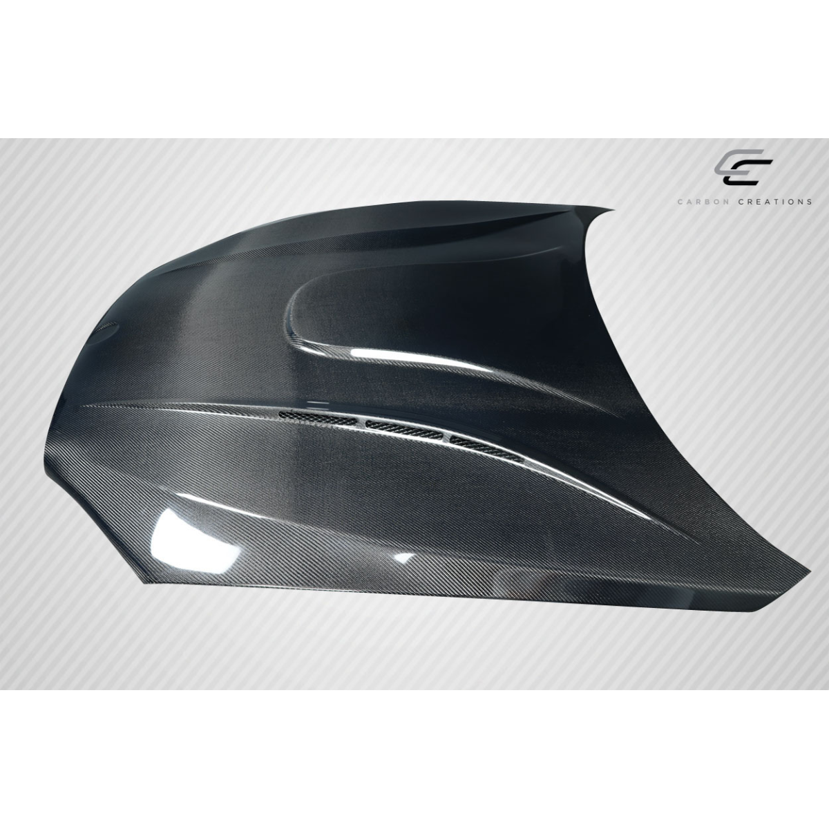 Modify your BMW X5M 2014 with our Exterior/Hoods - Part is shown at a slight angle from the side