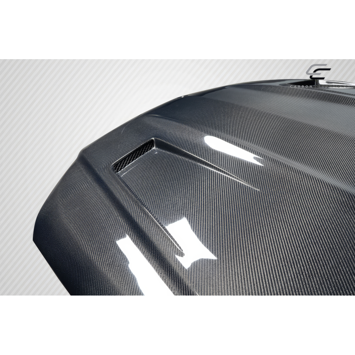 Modify your Mercedes-Benz C300 2008 with our Exterior/Hoods - Seen from a top down angle focusing on hood