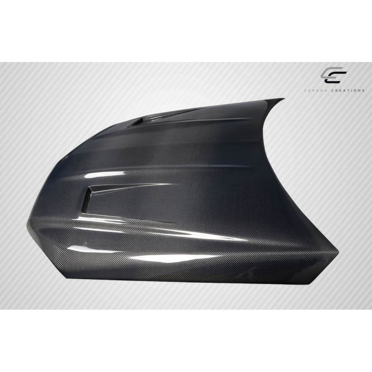 Modify your Mercedes-Benz C300 2008 with our Exterior/Hoods - The part is shown at a slight angle from the left