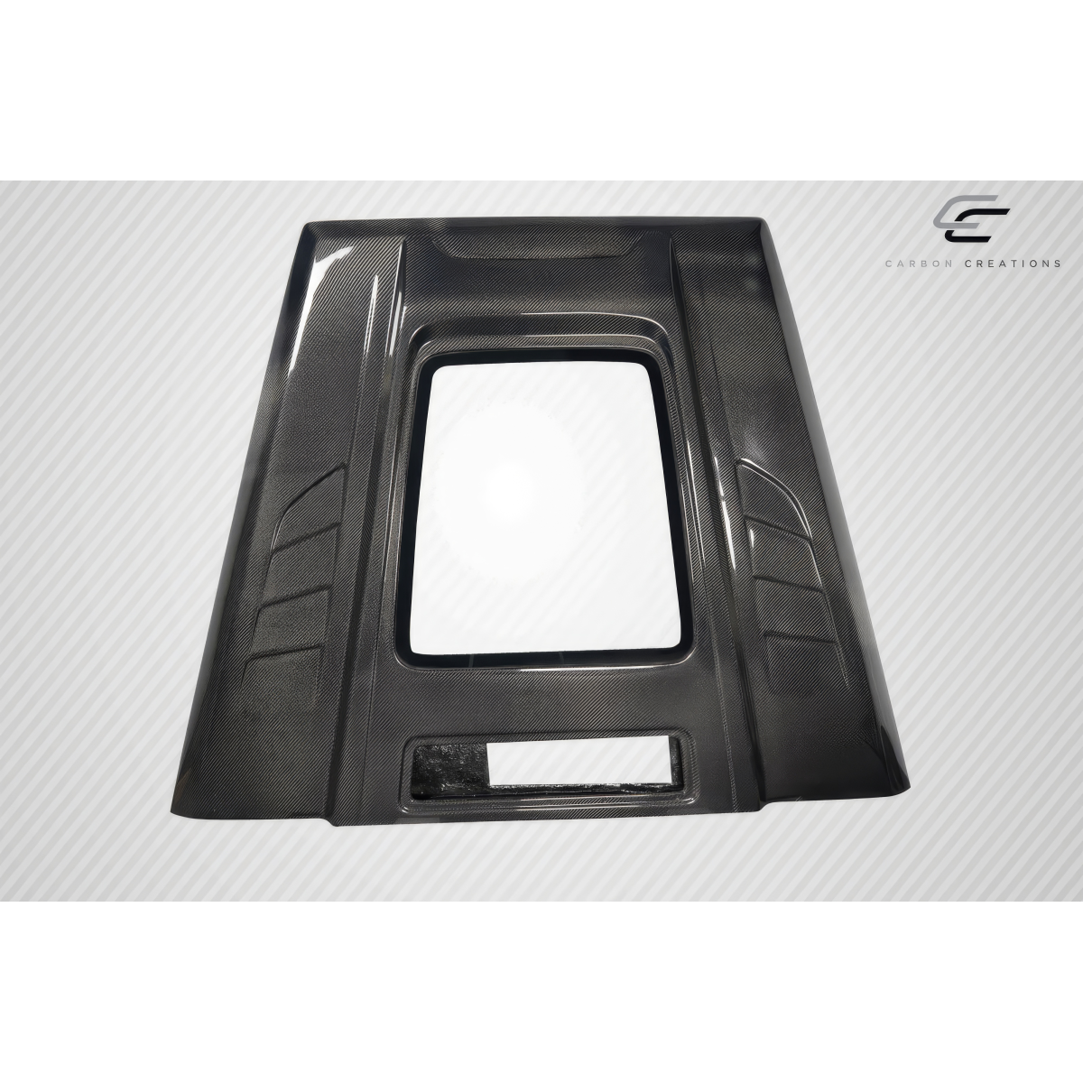 Modify your Mercedes-Benz G-Class 2000 with our Exterior/Hoods - Viewed from the front at a flat angle