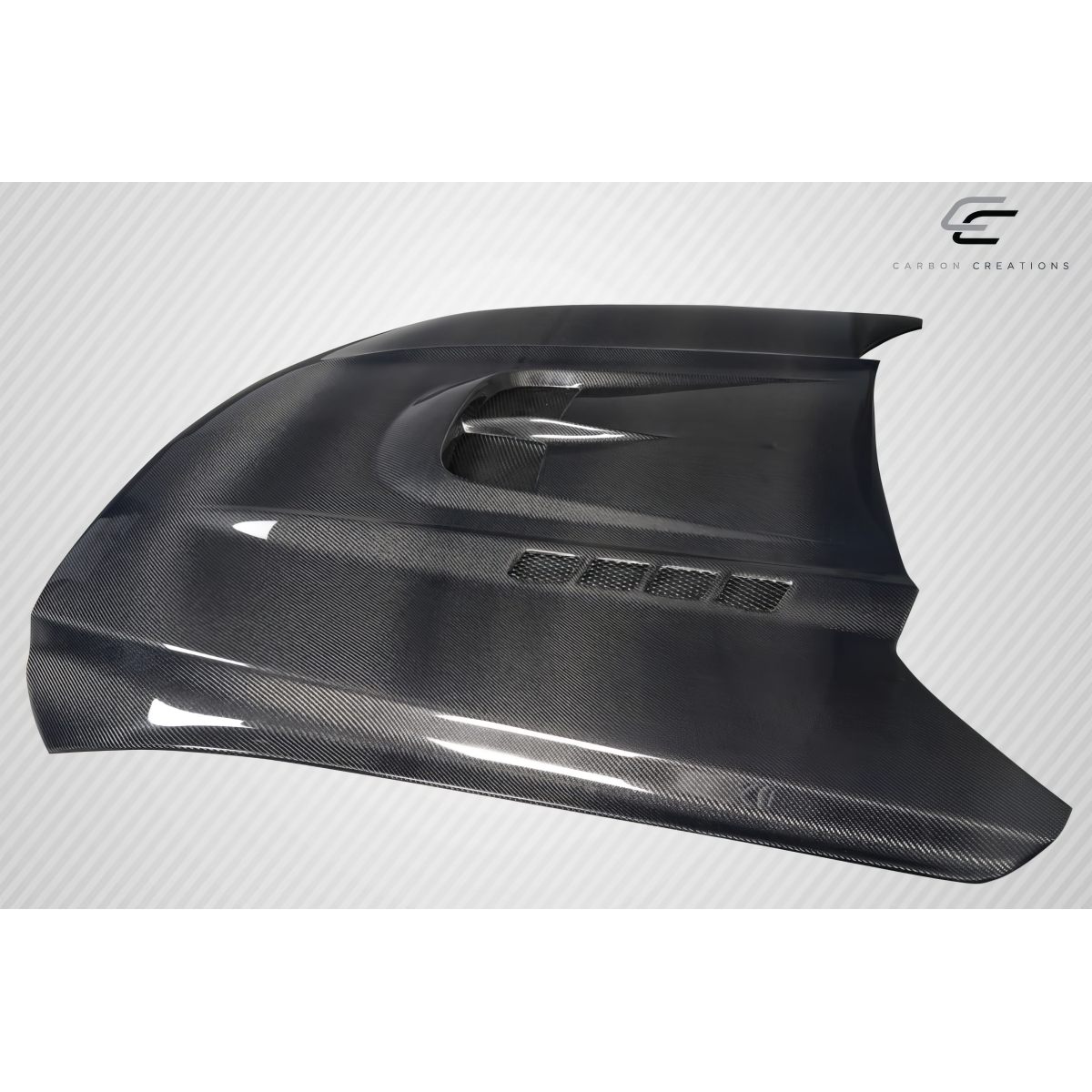 Modify your Ford Mustang 2015 with our Exterior/Hoods - Display from slightly above and to the side