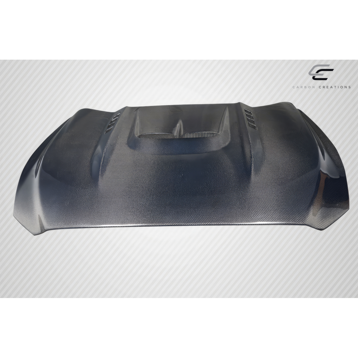 Modify your Ford Mustang 2015 with our Exterior/Hoods - Seen from a top down angle