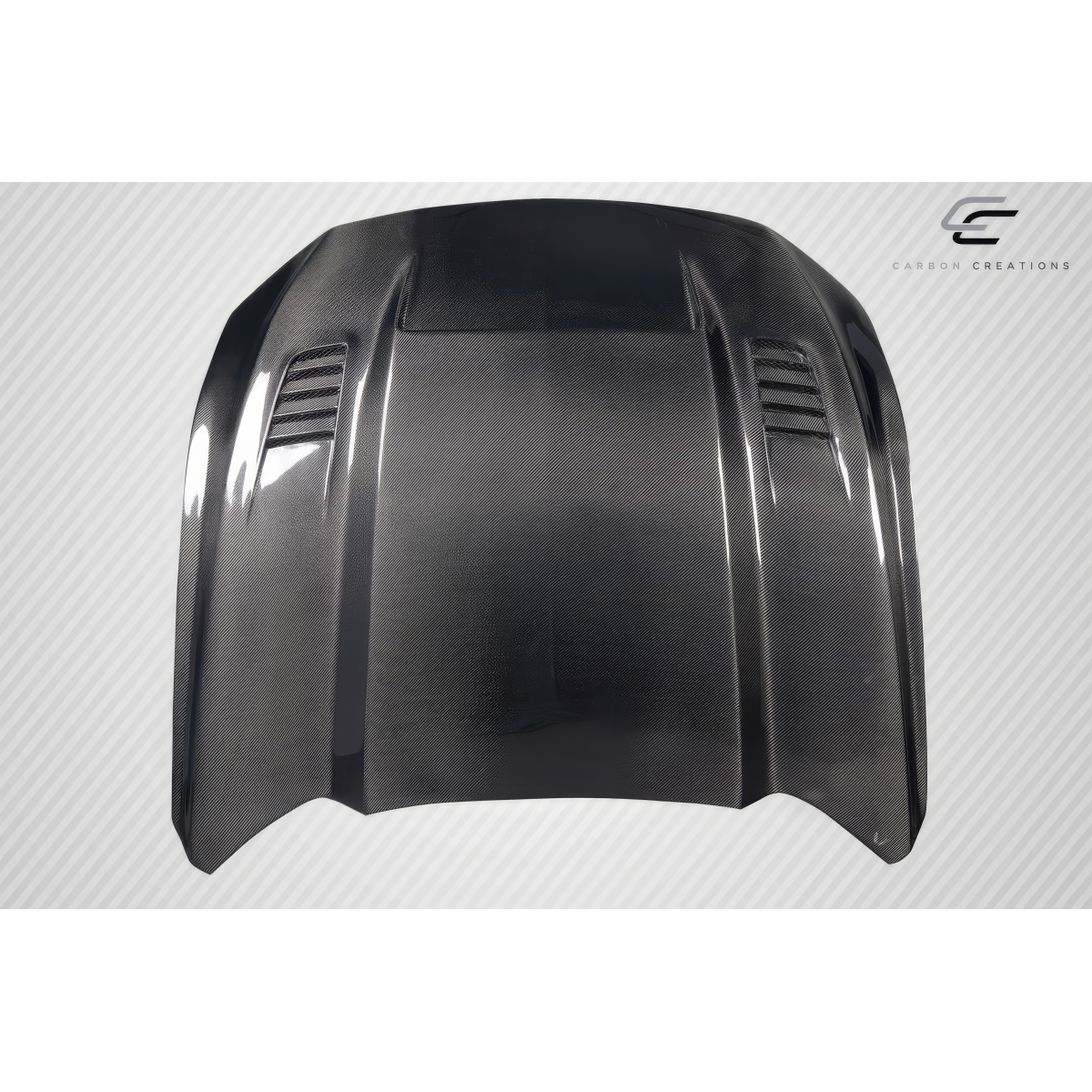 Modify your Ford Mustang 2015 with our Exterior/Hoods - Image shows hood from a top down view