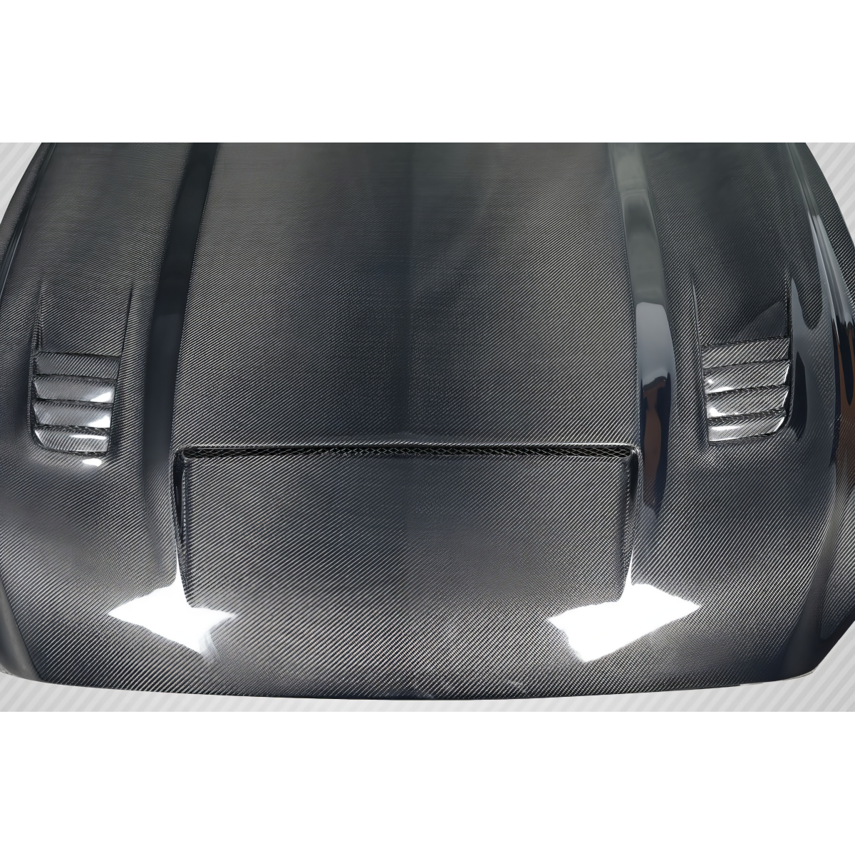 Modify your Ford Mustang 2015 with our Exterior/Hoods - Viewed from a top down angle