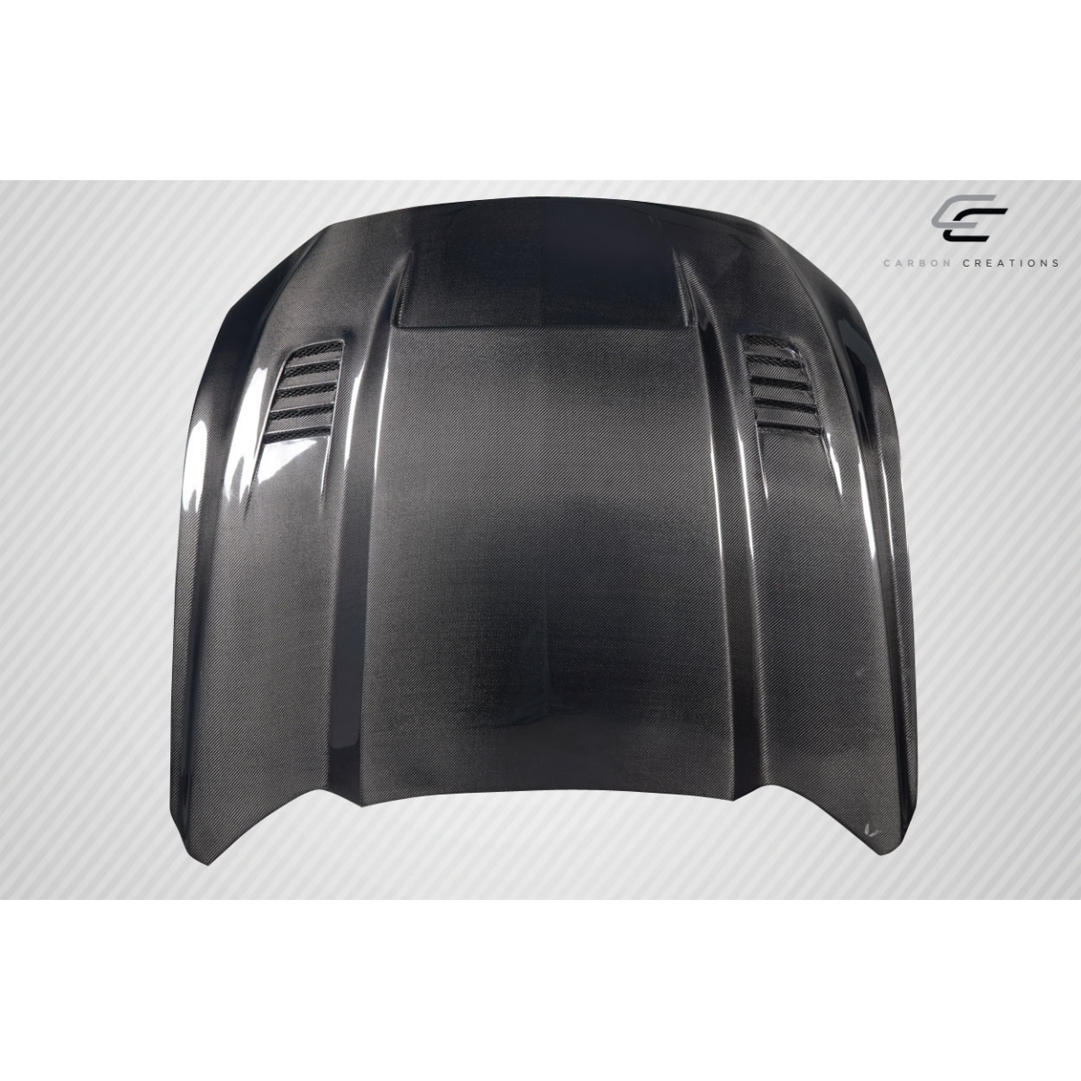 Modify your Ford Mustang 2015 with our Exterior/Hoods - Viewed from a top down perspective