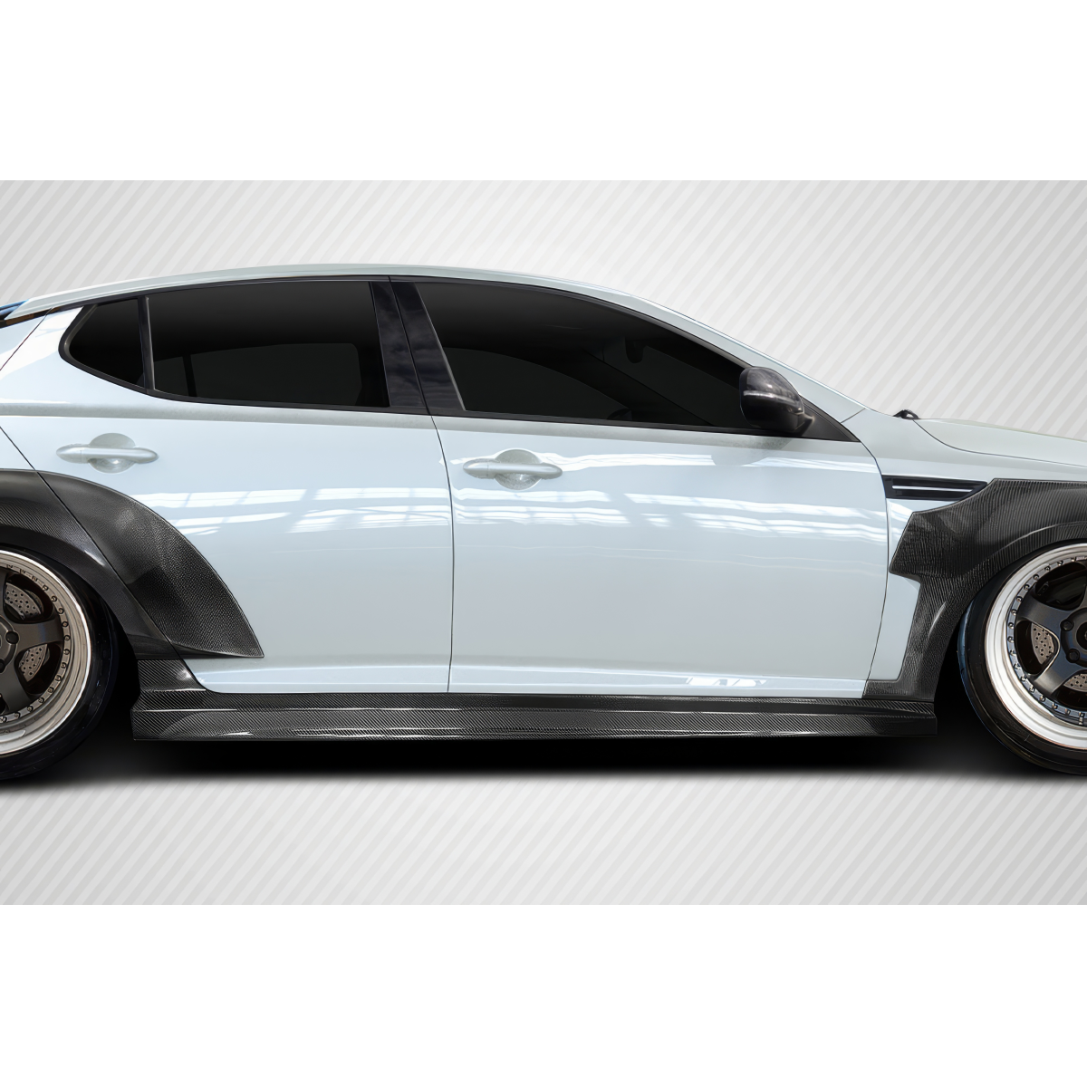 Modify your KIA Optima 2011 with our Exterior/Complete Body Kits - Side view of vehicle at profile angle