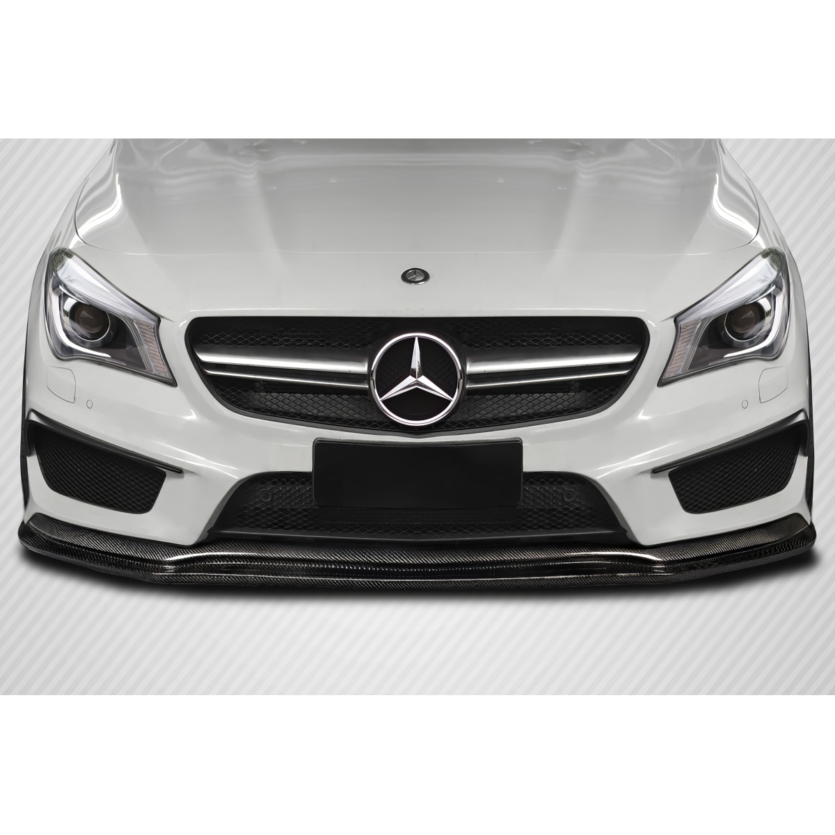 Modify your Mercedes-Benz CLA250 2014 with our Exterior/Front Bumpers or Lips - Front view straight on at 0 degrees