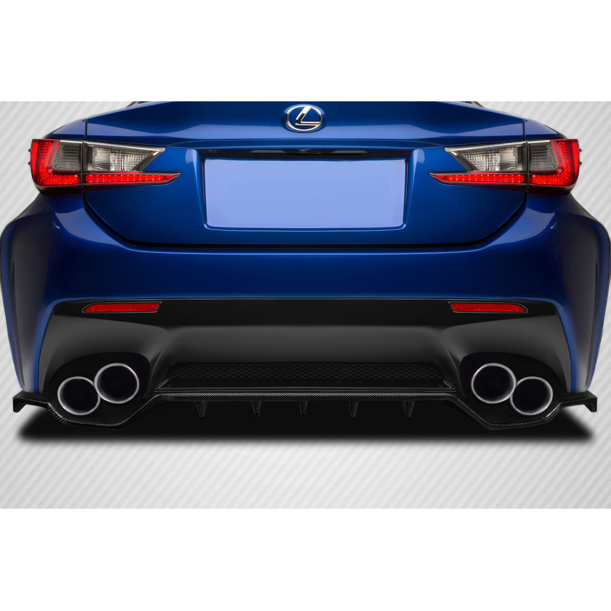 Modify your Universal   with our Exterior/Diffusers - Rear view angle of vehicle showing diffuser