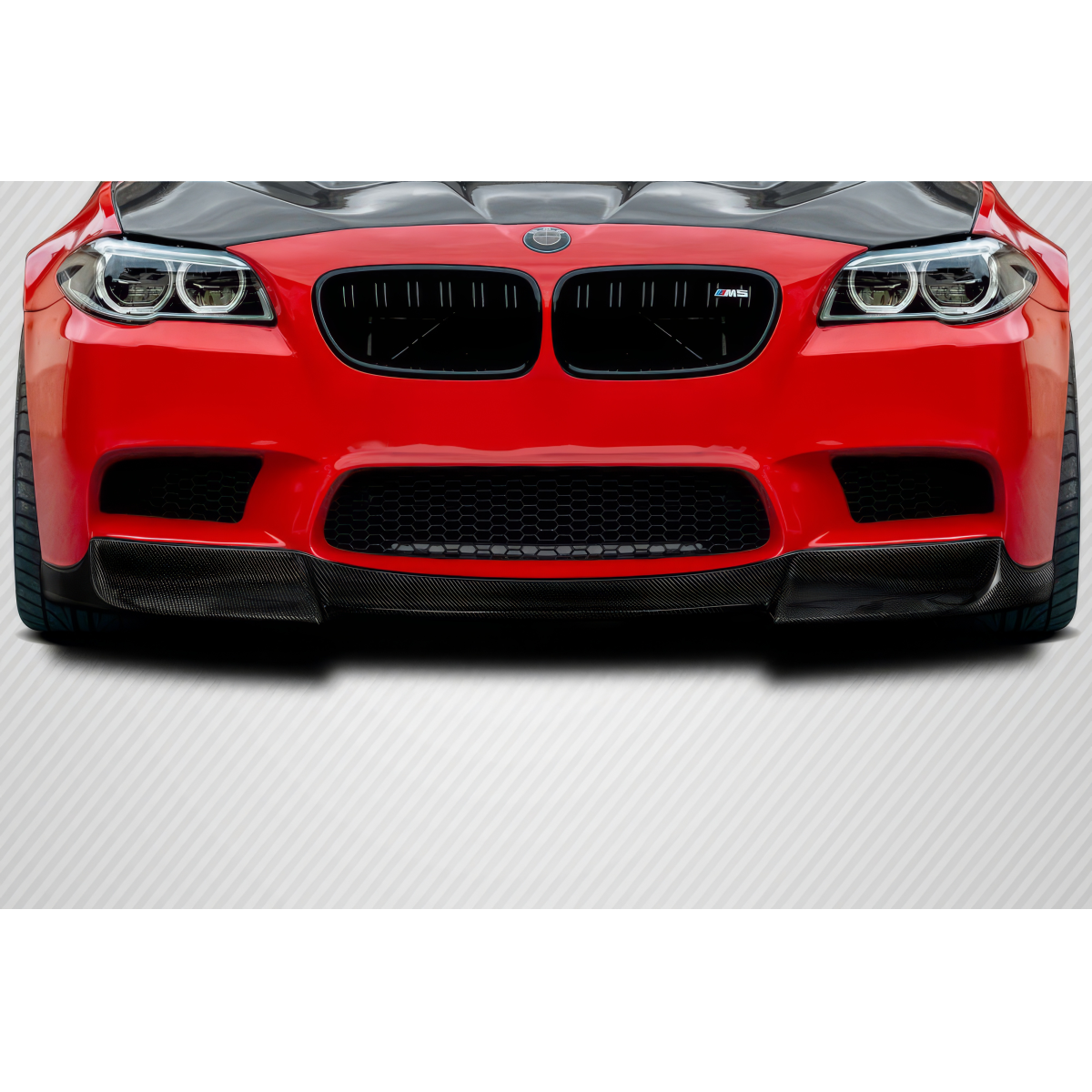 Modify your BMW 5-Series 2011 with our Exterior/Front Bumpers or Lips - Front angle view of car part