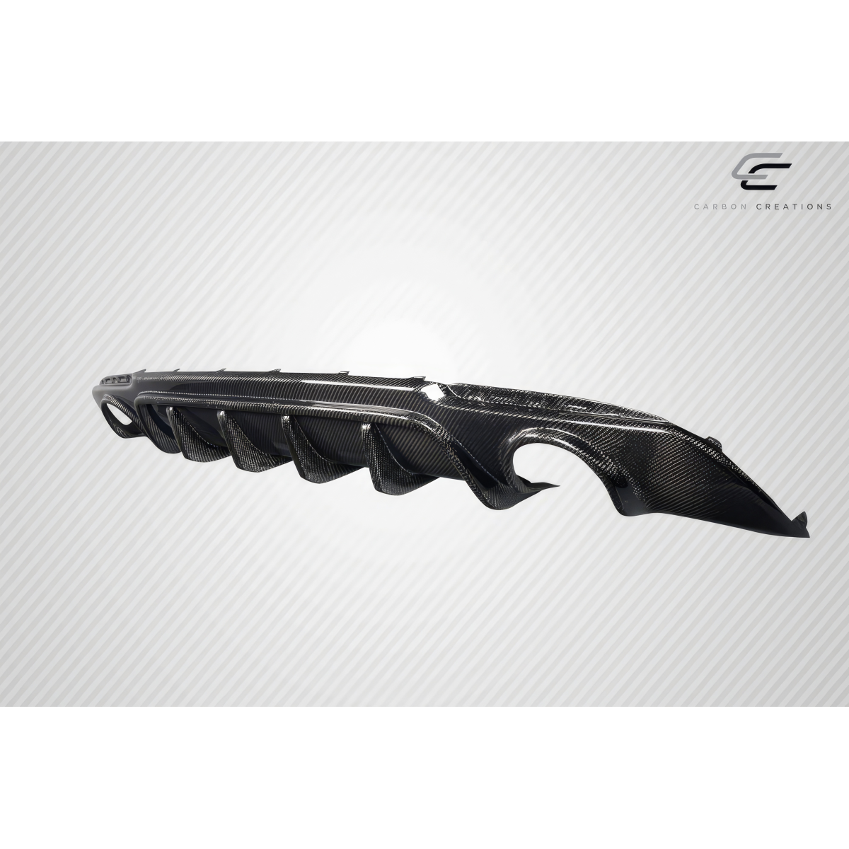 Modify your Chrysler 300 2015 with our Exterior/Diffusers - Side perspective view of rear diffuser