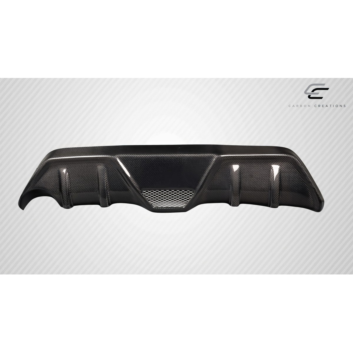 Modify your Scion tC 2014 with our Exterior/Diffusers - Front angled view of carbon fiber rear diffuser