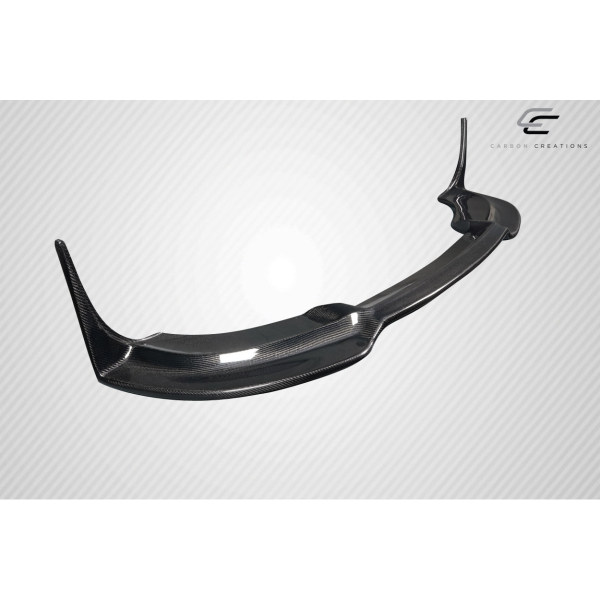 Modify your Jeep Cherokee 2012 with our Exterior/Front Bumpers or Lips - Front view angled upwards of the lip spoiler