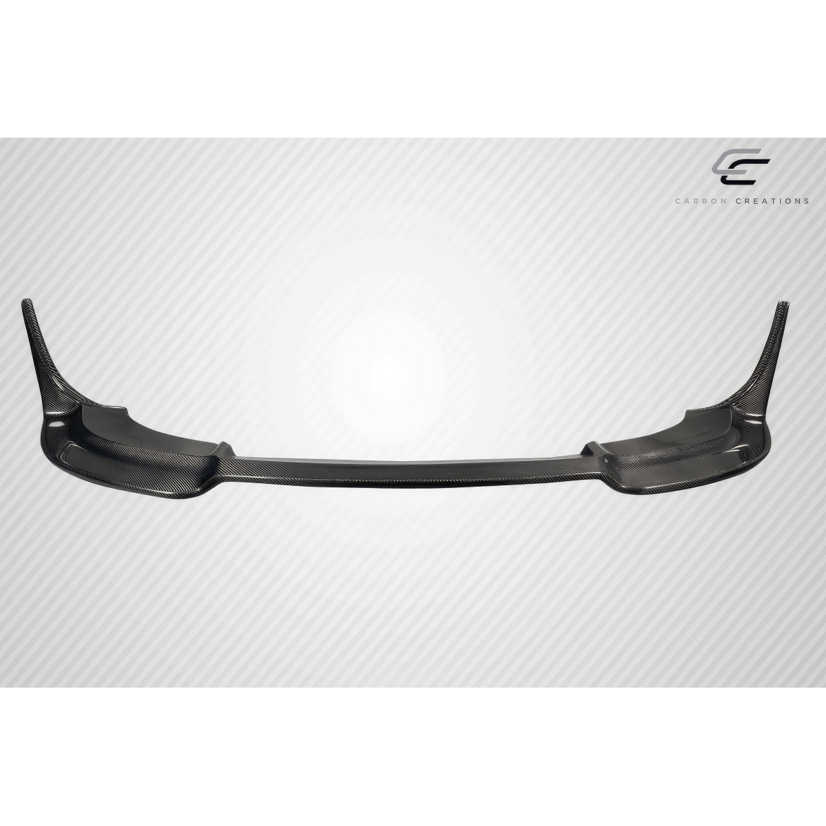 Modify your Jeep Cherokee 2012 with our Exterior/Front Bumpers or Lips - Front view of the carbon fiber lip spoiler
