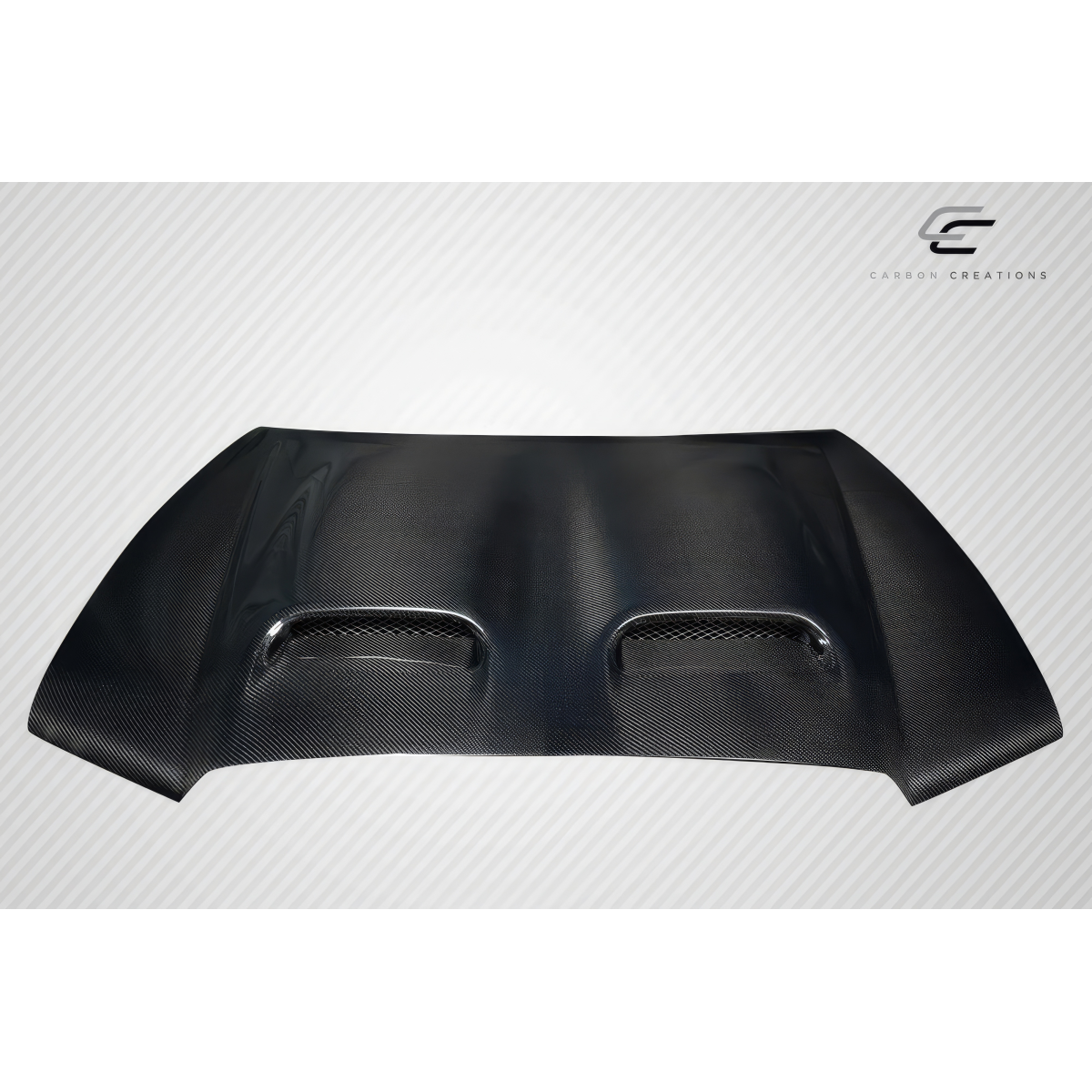 Modify your Dodge Charger 2011 with our Exterior/Hoods - The part is viewed from the front angle