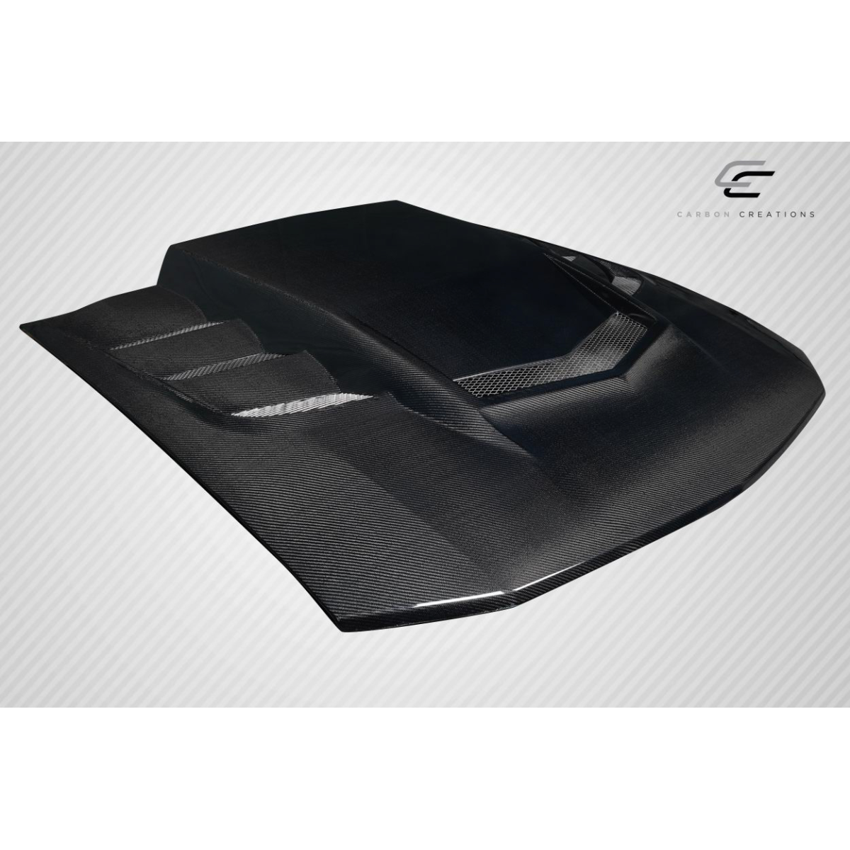 Modify your Ford Mustang 2005 with our Exterior/Hoods - The part is viewed from a top angle