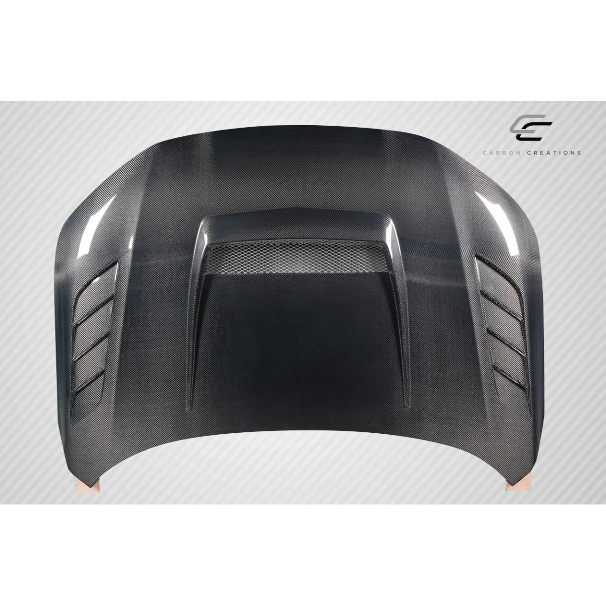 Modify your Honda Civic 2022 with our Exterior/Hoods - Viewed from the front at a slight angle