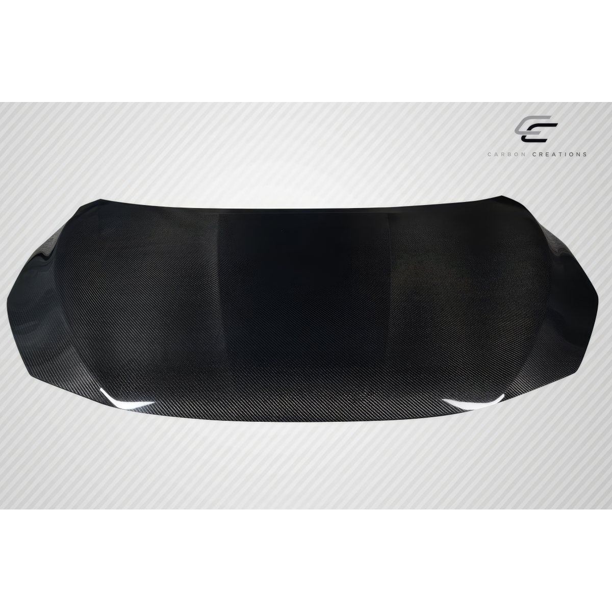 Modify your Nissan Sentra 2017 with our Exterior/Hoods - Top down view of carbon fiber hood