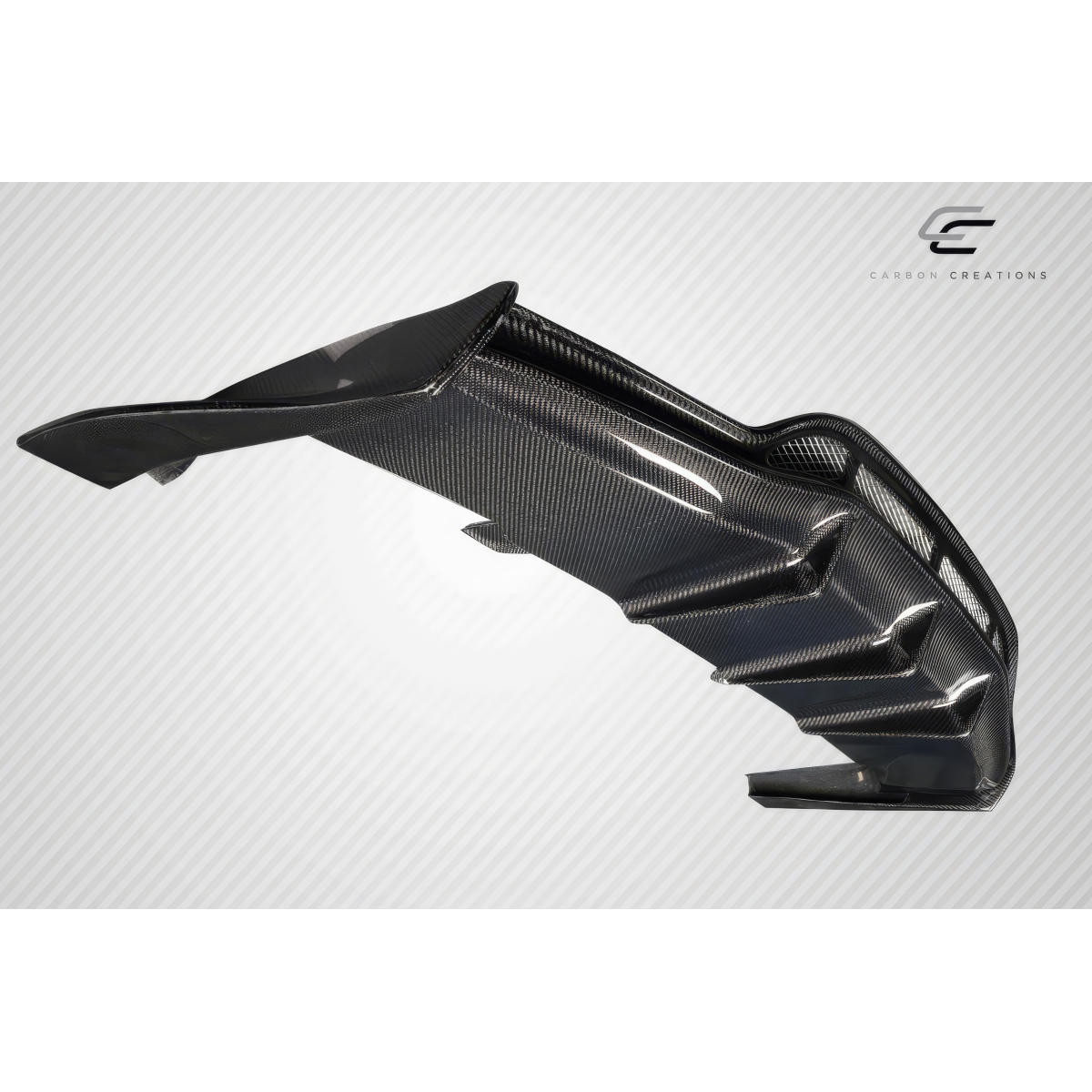 Modify your Mercedes-Benz C300 2015 with our Exterior/Diffusers - Angle shows rear view perspective of diffuser