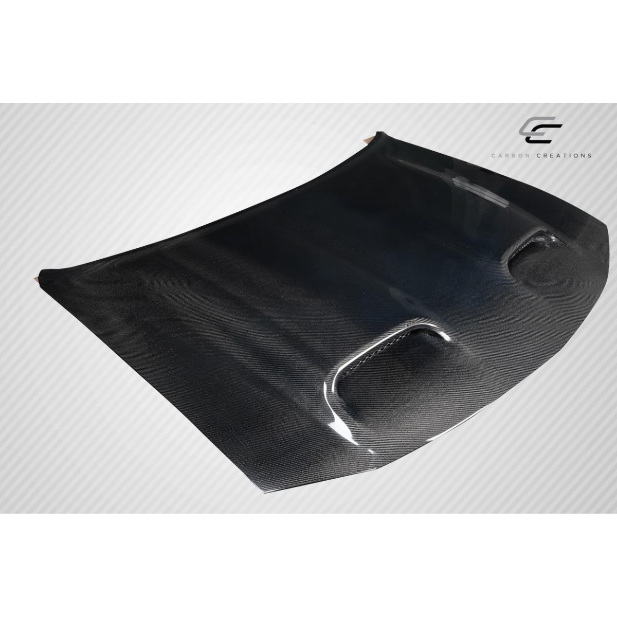 Modify your Dodge Charger 2006 with our Exterior/Hoods - Angled view of the hood from slightly above