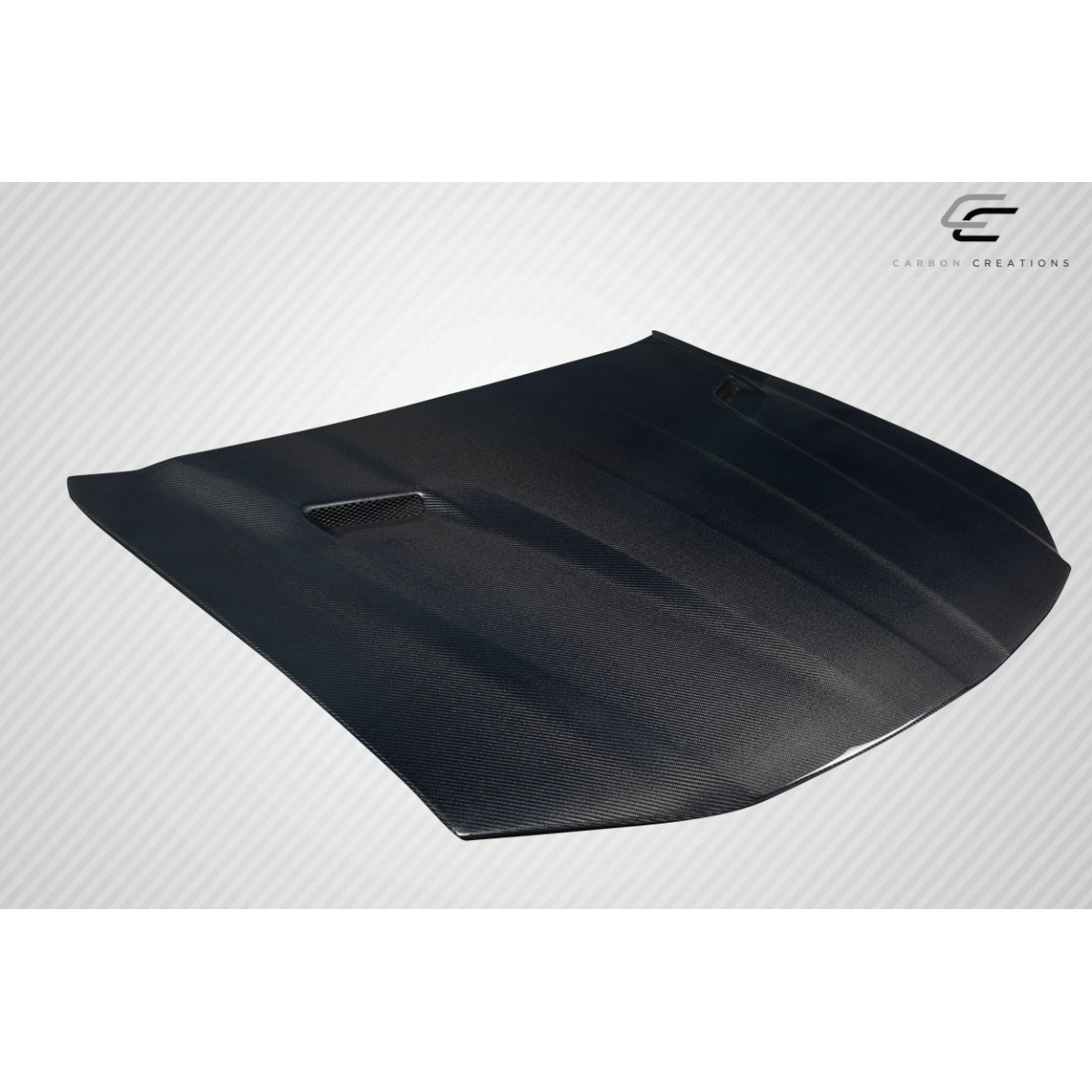 Modify your Chrysler 300 2011 with our Exterior/Hoods - Part shown at a slight angle from side view