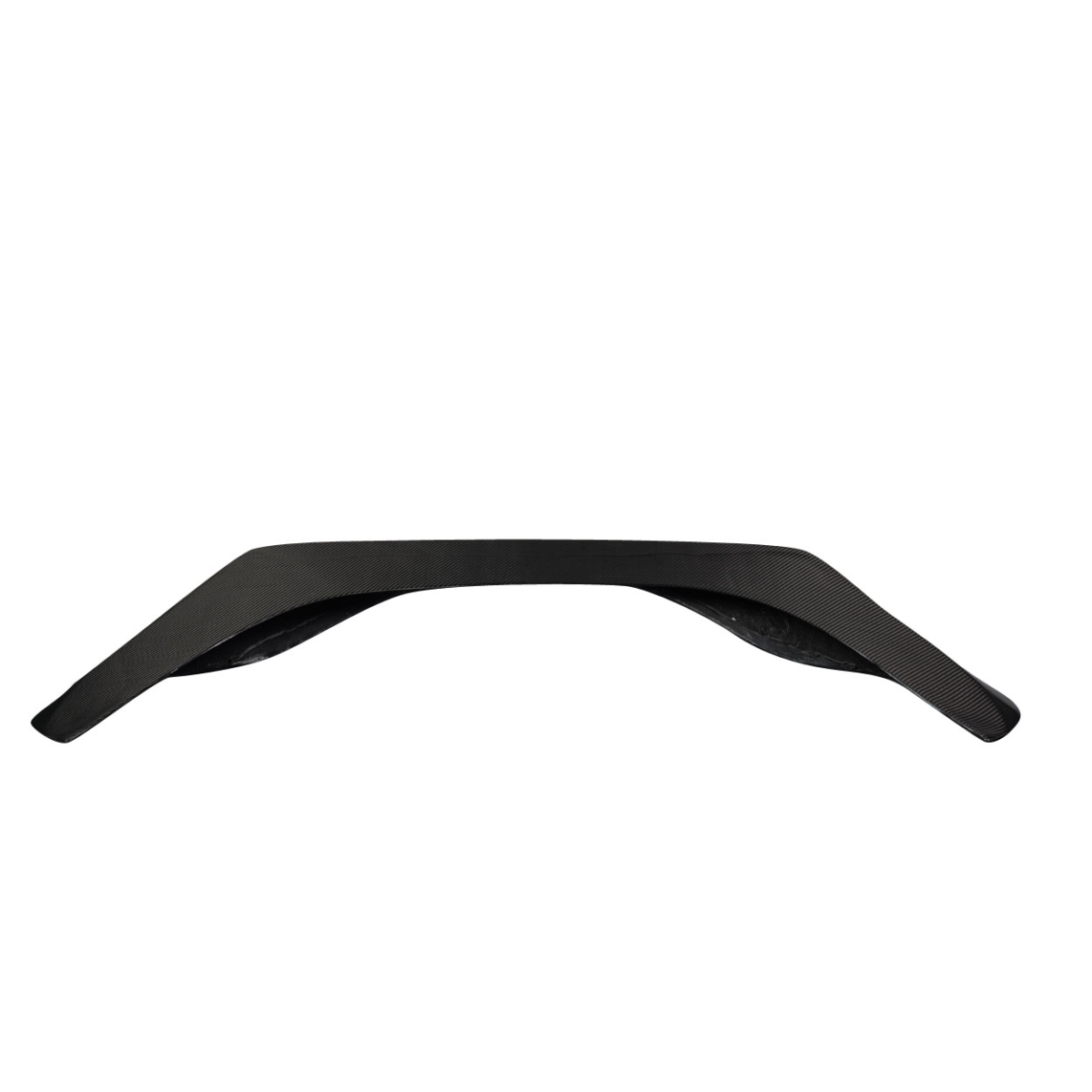 Modify your Toyota Supra 2020 with our Exterior/Wings - Angled view of a carbon fiber rear wing