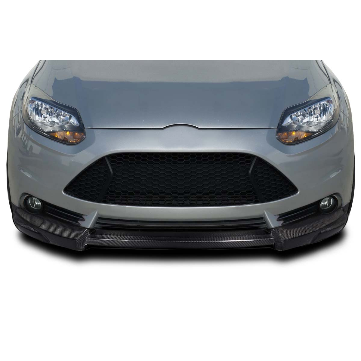 Modify your Ford Focus 2013 with our Exterior/Front Bumpers or Lips - Front view of the vehicle at eye level