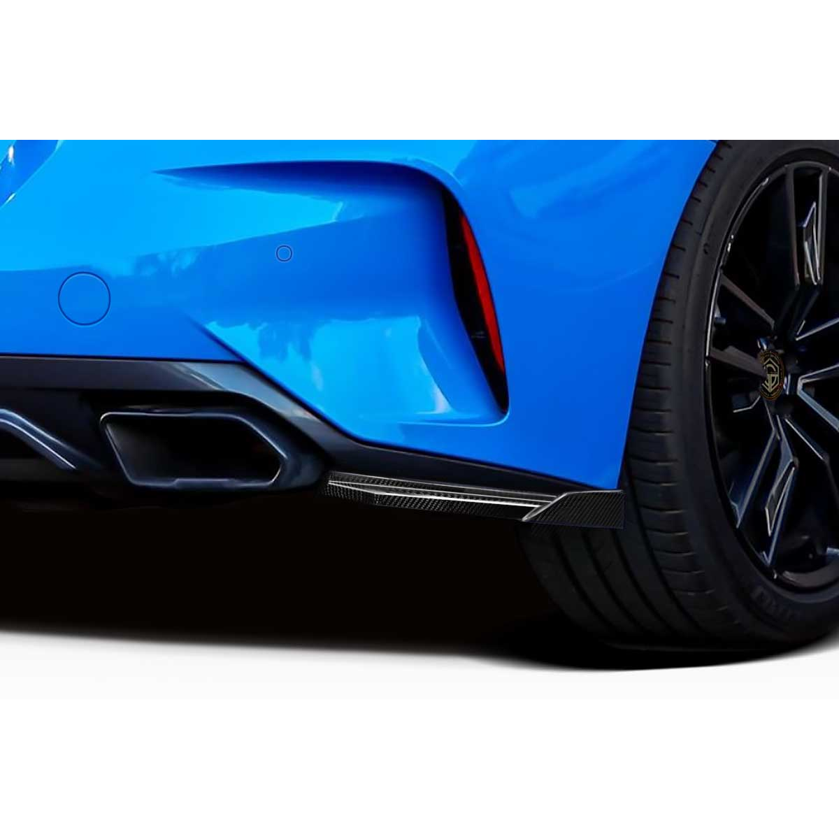 Modify your BMW Z4 2019 with our Exterior/Rear Bumpers or Lips - Close up view from a low angle of rear