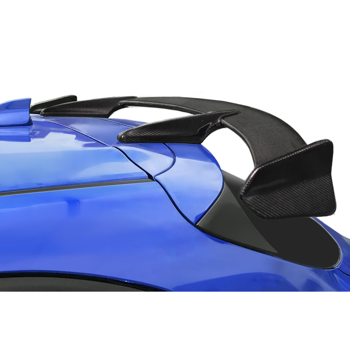 Modify your Mazda 3 2014 with our Exterior/Wings - Viewed from a slightly elevated rear angle