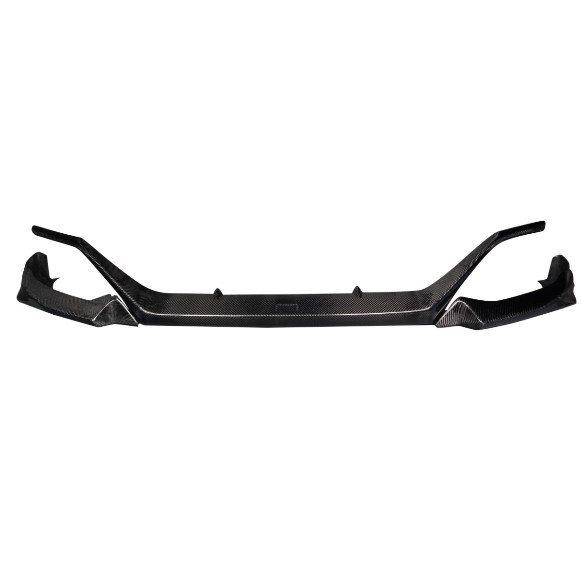 Modify your KIA K5 2021 with our Exterior/Front Bumpers or Lips - Front view of the carbon fiber lip spoiler