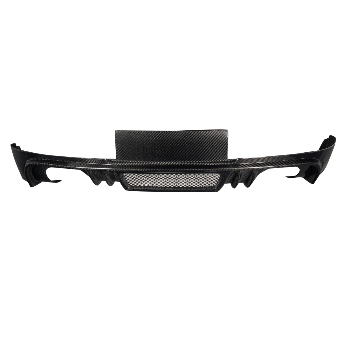 Modify your BMW Z4 2003 with our Exterior/Diffusers - Front view of carbon fiber rear diffuser