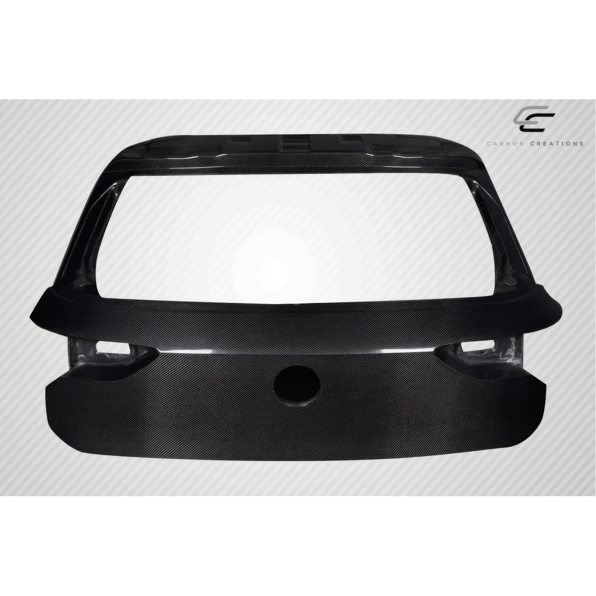 Modify your Volkswagen Golf 2022 with our Exterior/Trunks - Straight view from the back of the hatch