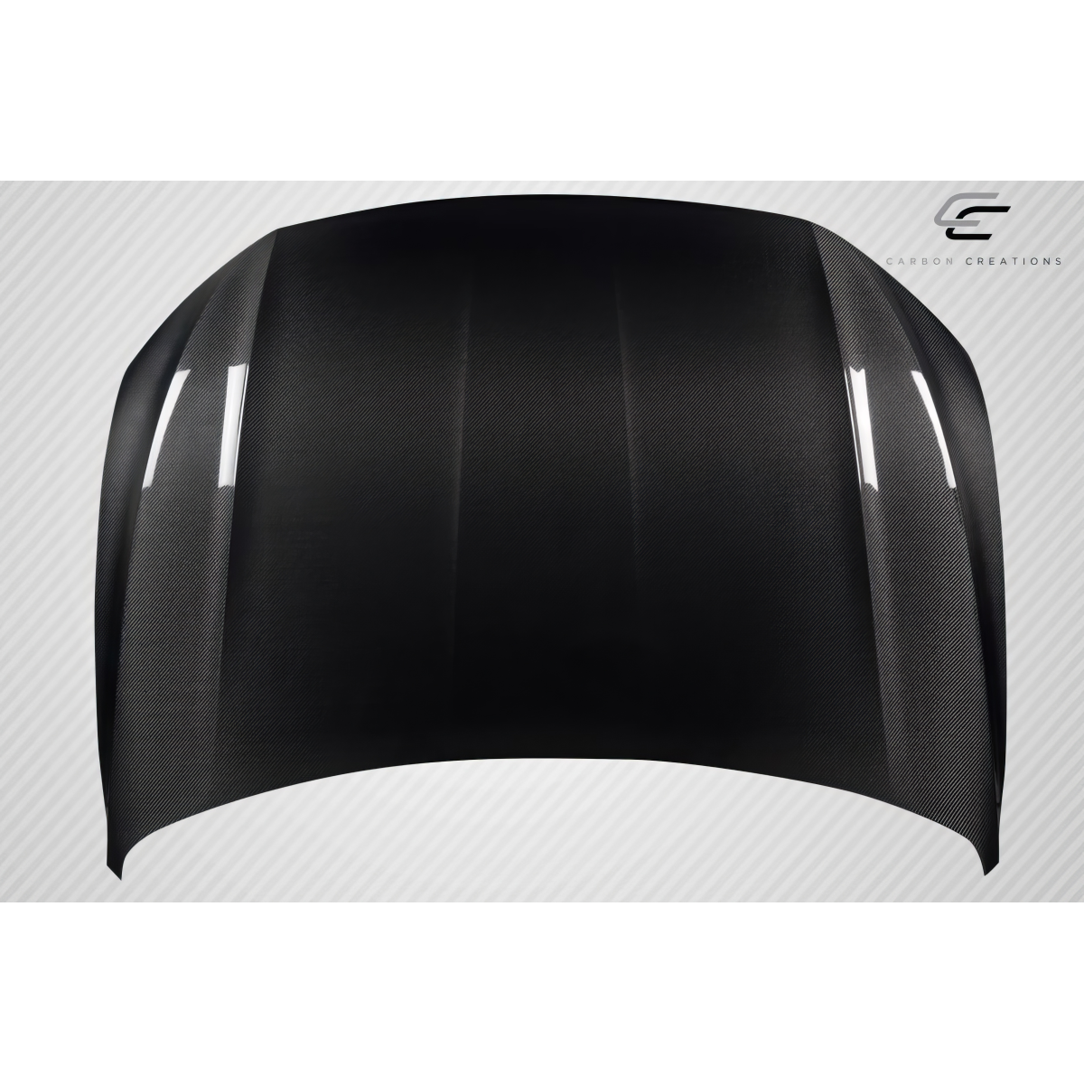 Modify your Volkswagen Jetta 2019 with our Exterior/Hoods - Image shows hood from a top down angle