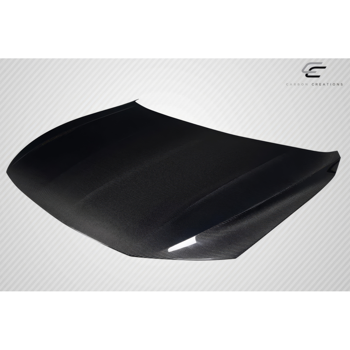 Modify your Volkswagen Jetta 2019 with our Exterior/Hoods - Top view angle of carbon fiber hood