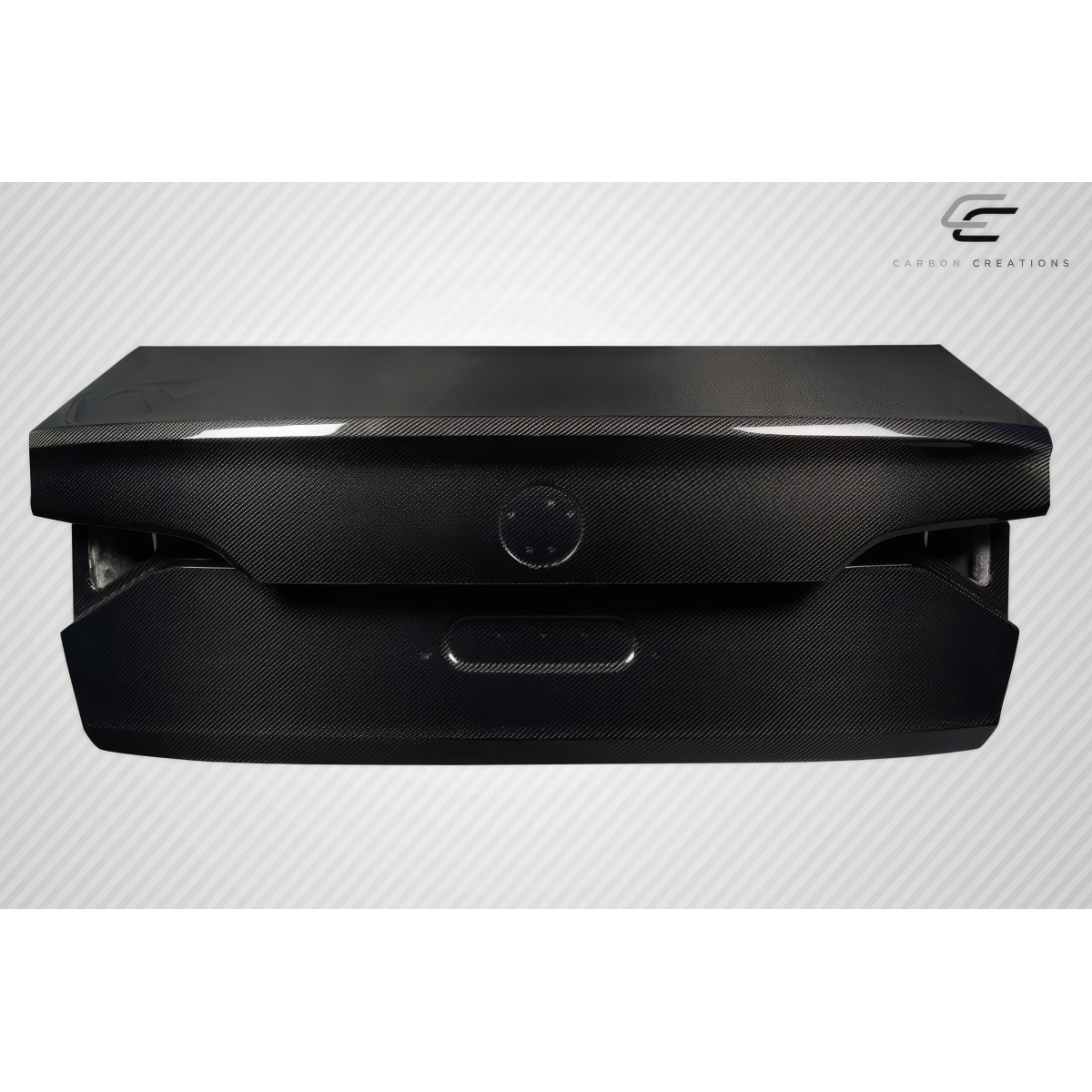 Modify your Volkswagen Jetta 2019 with our Exterior/Trunks - Top down view of trunk part at a slight angle