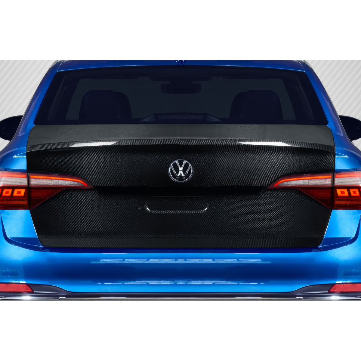 Modify your Volkswagen Jetta 2019 with our Exterior/Trunks - Viewed from the rear angle of the vehicle