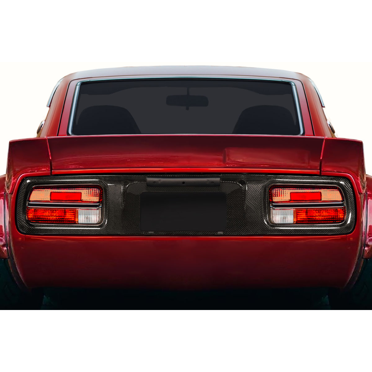 Modify your Nissan 240Z 1970 with our Lighting/Tail Lights - Viewing from the rear at eye level