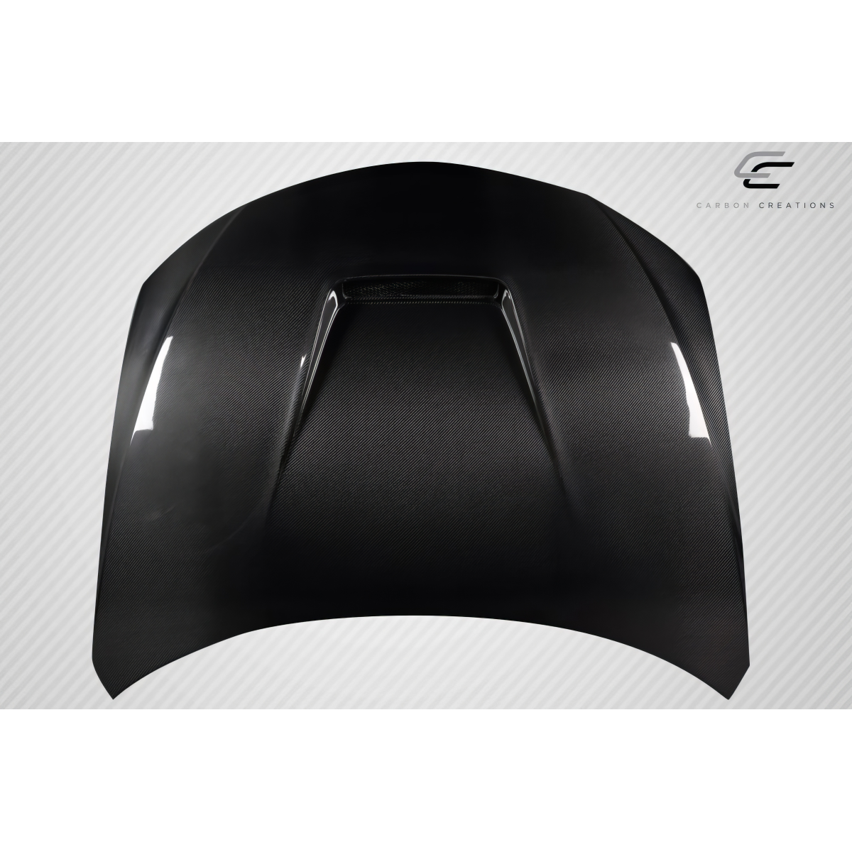 Modify your Subaru Impreza 2008 with our Exterior/Hoods - Top down view of the carbon fiber hood