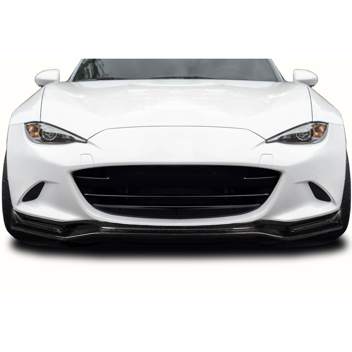 Modify your Mazda Miata 2016 with our Exterior/Front Bumpers or Lips - Front view of a car at a low angle