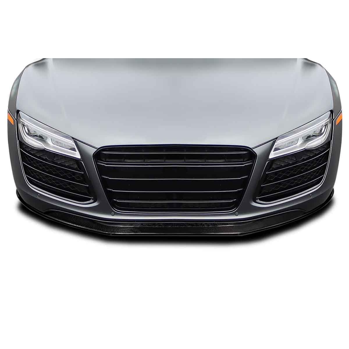 Modify your Audi R8 2008 with our Exterior/Front Bumpers or Lips - Front view of Audi R8 at a straight angle