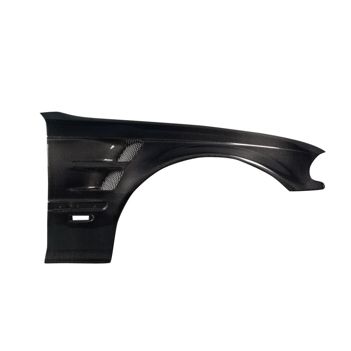 Modify your BMW 3-Series 2000 with our Exterior/Fenders - Side view of carbon fiber fender part