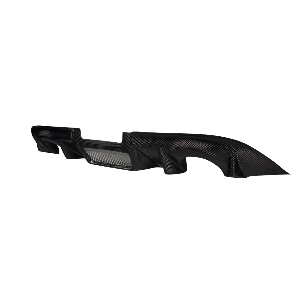 Modify your Infiniti G37 2008 with our Exterior/Diffusers - Side view of a carbon fiber rear diffuser