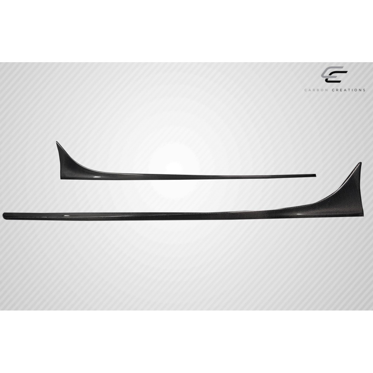 Modify your Mazda Miata 2016 with our Exterior/Side Skirts - Side view angled display of side skirt parts