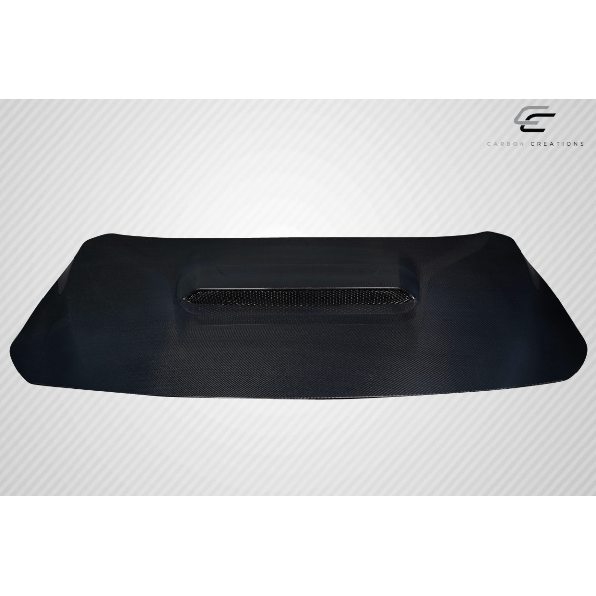 Modify your Subaru WRX 2022 with our Exterior/Hoods - Top down view of carbon fiber hood design