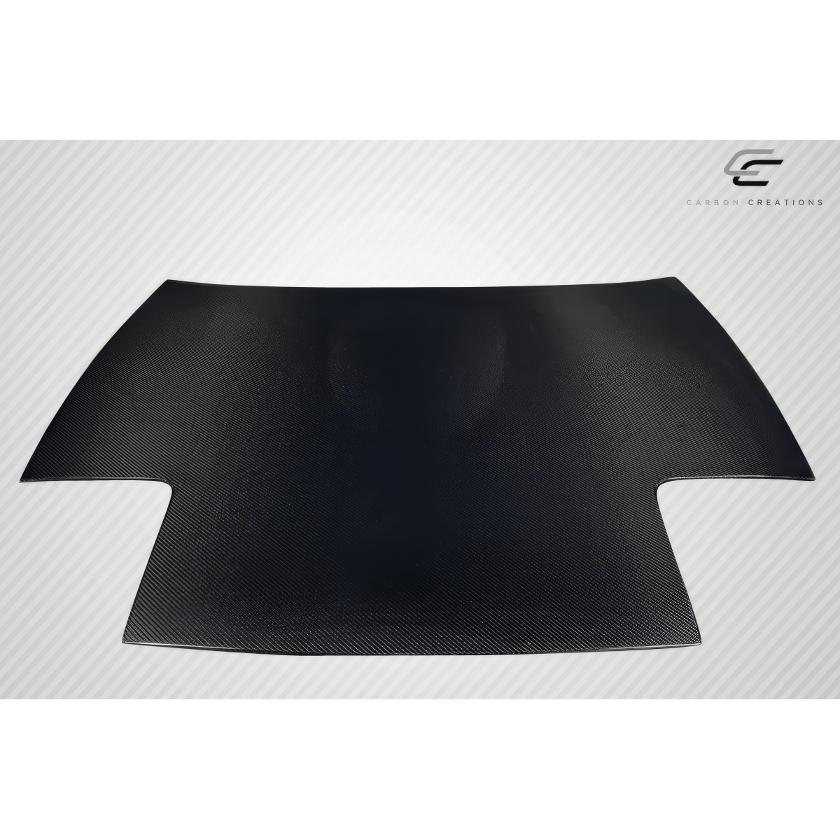 Modify your Mazda Miata 1990 with our Exterior/Hoods - Top view angle of a carbon fiber hood