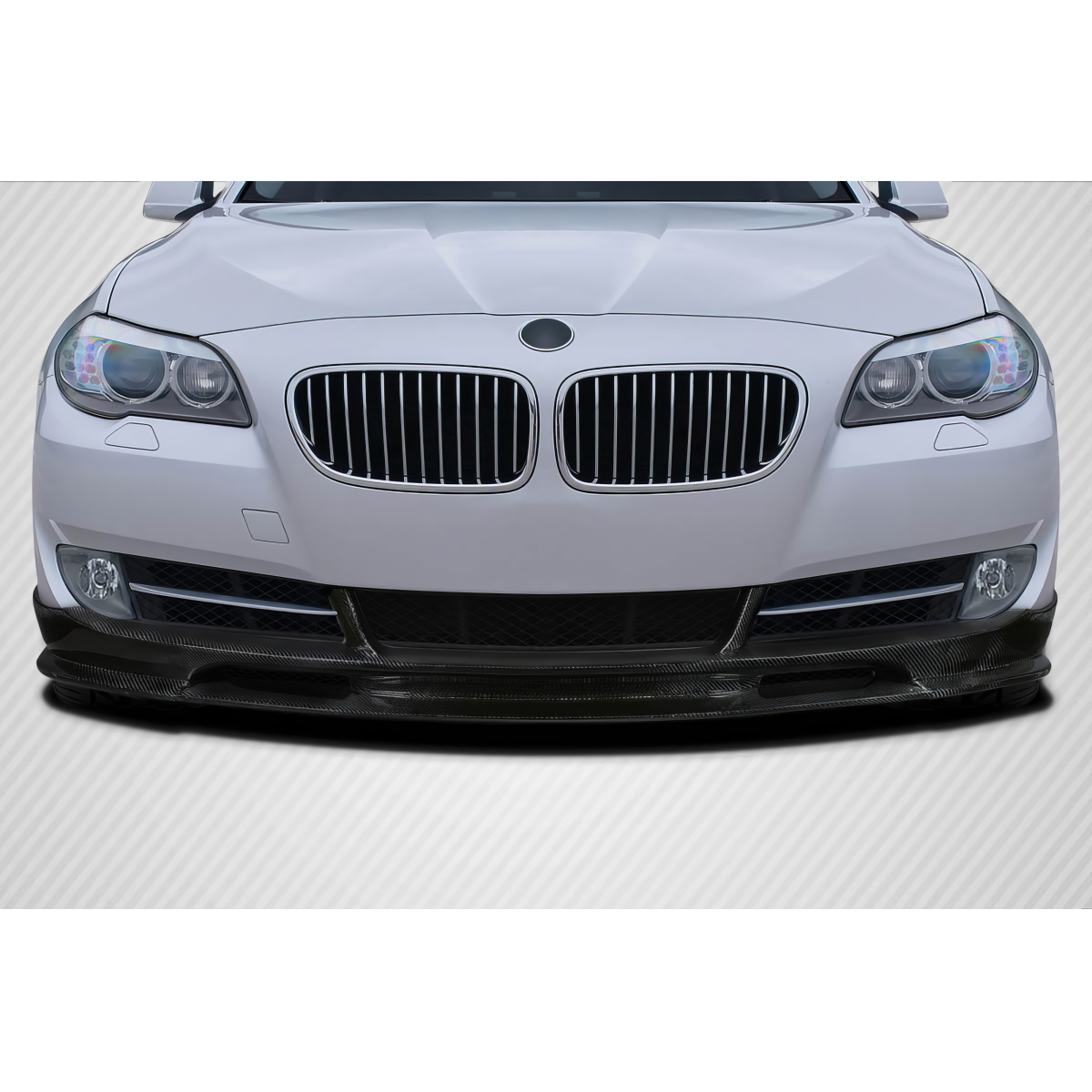 Modify your BMW 5-Series 2011 with our Exterior/Front Bumpers or Lips - Front view of vehicle showing cosmetic enhancements