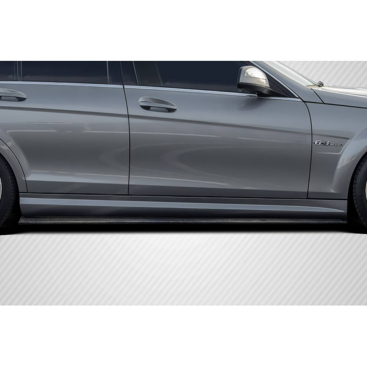 Modify your Mercedes-Benz C300 2008 with our Exterior/Other Exterior - Side view of car part from a low angle