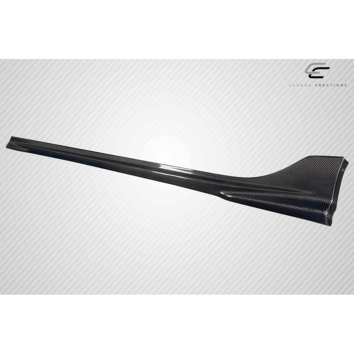 Modify your Honda Civic 2022 with our Exterior/Side Skirts - Side view of the carbon fiber part