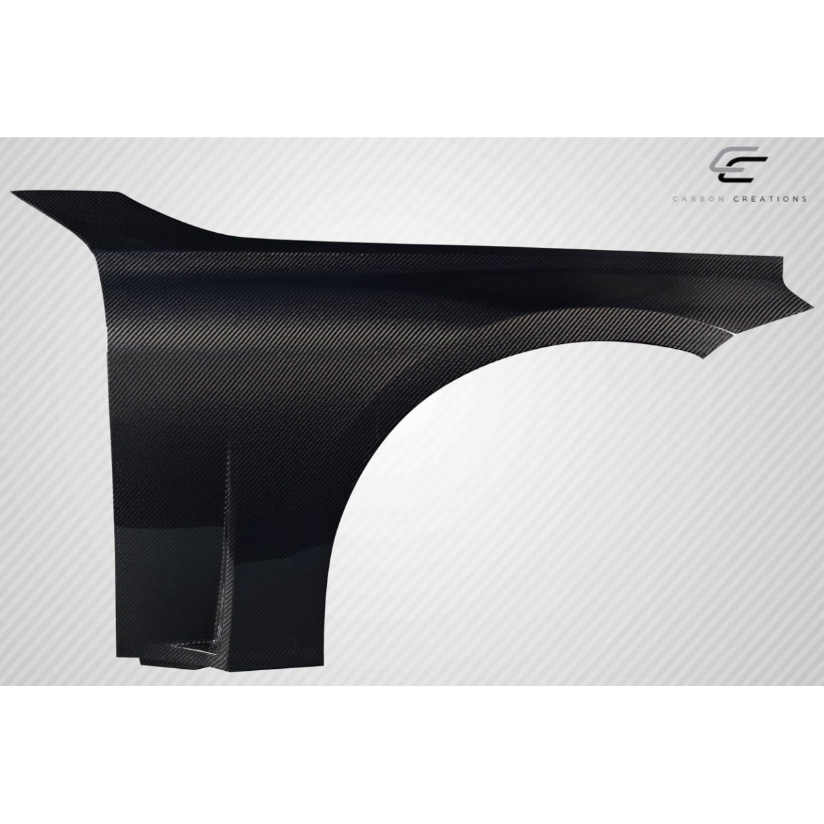 Modify your BMW 2-Series 2023 with our Exterior/Fenders - Angled view of fender showcasing its sleek design