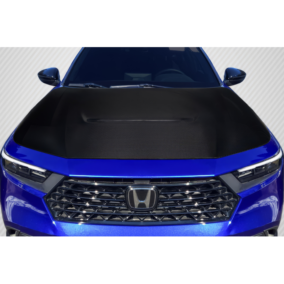 Modify your Honda Accord 2023 with our Exterior/Hoods - Front view angle of Honda Accord hood